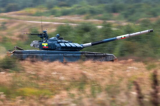 Russia Army Forum Tank Biathlon