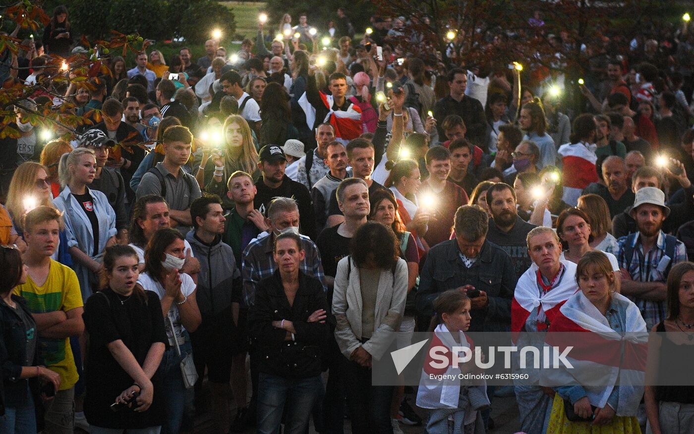 Belarus Presidential Election Protest