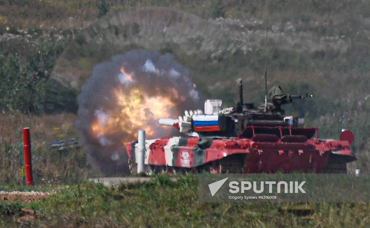 Russia Army Games Tank Biathlon