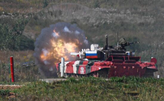 Russia Army Games Tank Biathlon