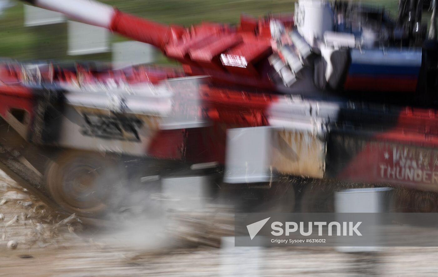 Russia Army Games Tank Biathlon