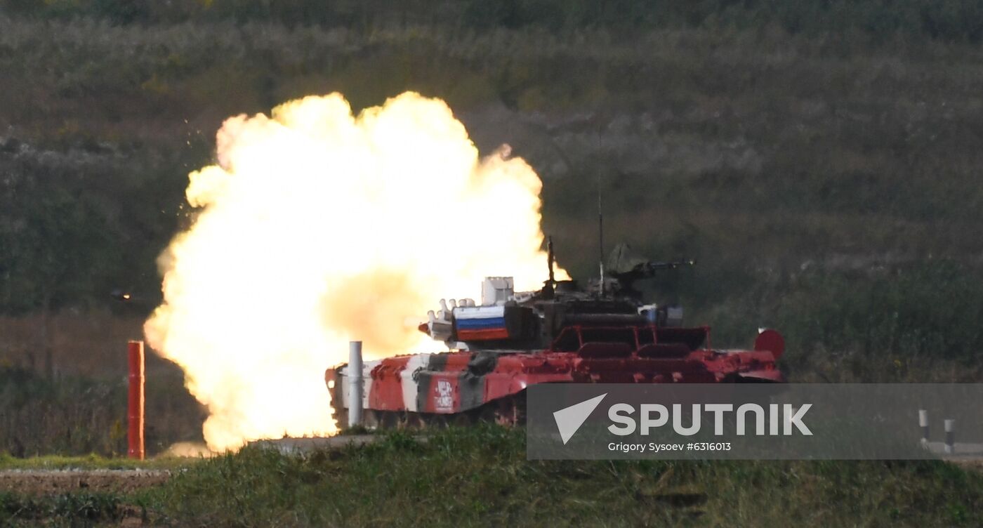 Russia Army Games Tank Biathlon
