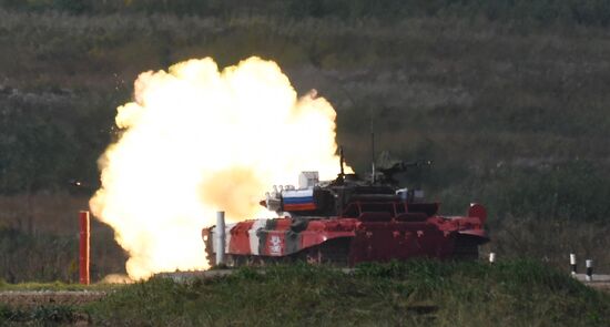 Russia Army Games Tank Biathlon