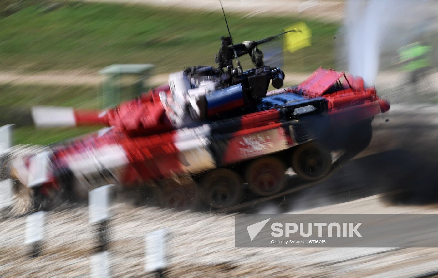 Russia Army Games Tank Biathlon