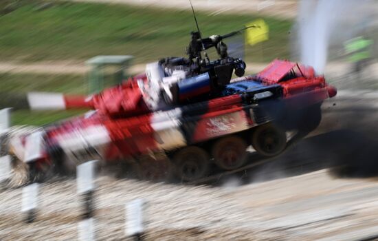 Russia Army Games Tank Biathlon