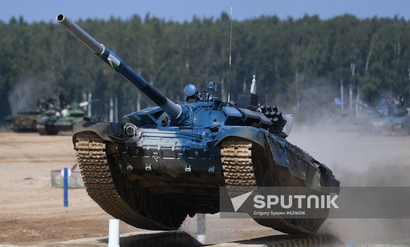 Russia Army Games Tank Biathlon