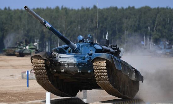 Russia Army Games Tank Biathlon