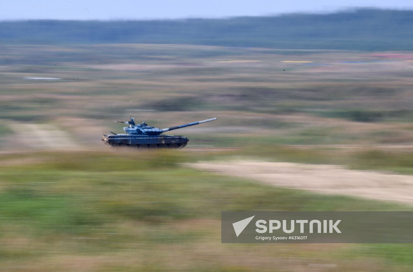 Russia Army Games Tank Biathlon