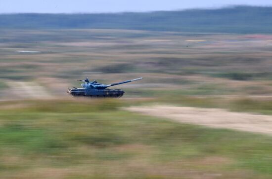 Russia Army Games Tank Biathlon