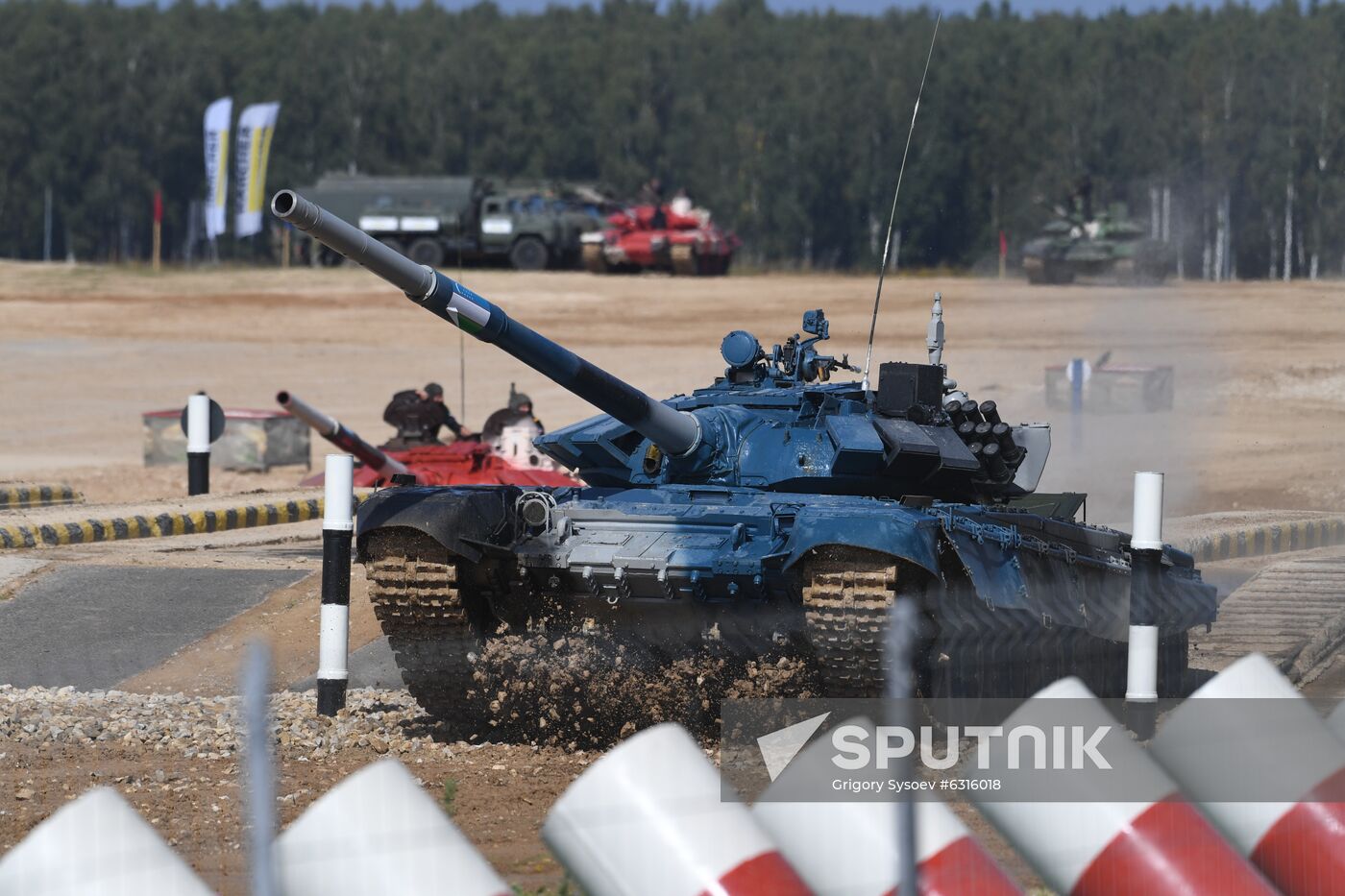 Russia Army Games Tank Biathlon