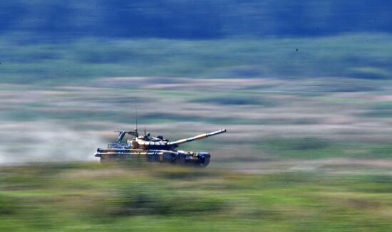 Russia Army Games Tank Biathlon