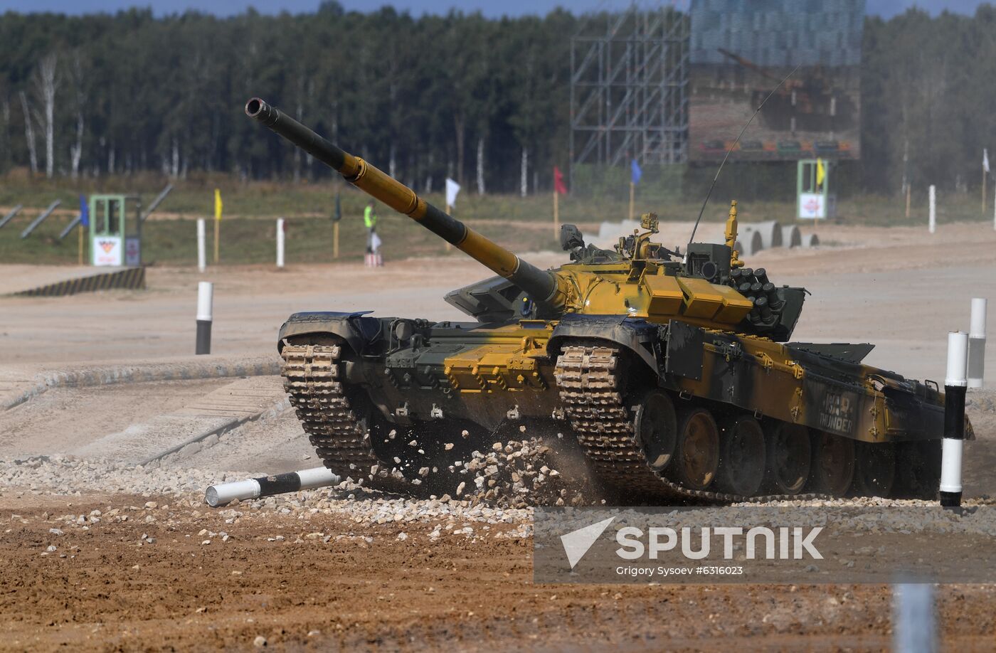 Russia Army Games Tank Biathlon