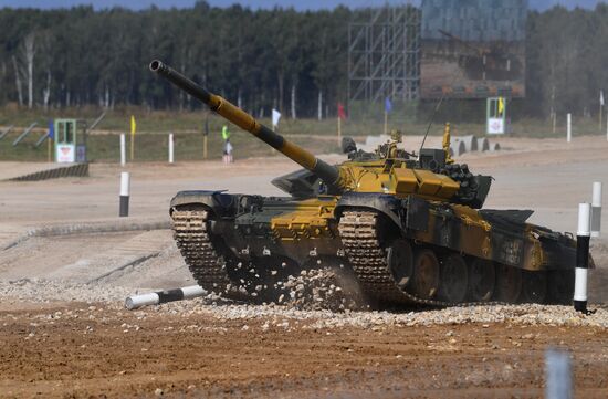 Russia Army Games Tank Biathlon