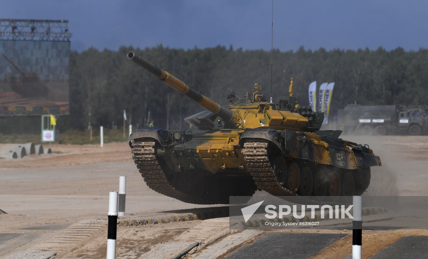 Russia Army Games Tank Biathlon