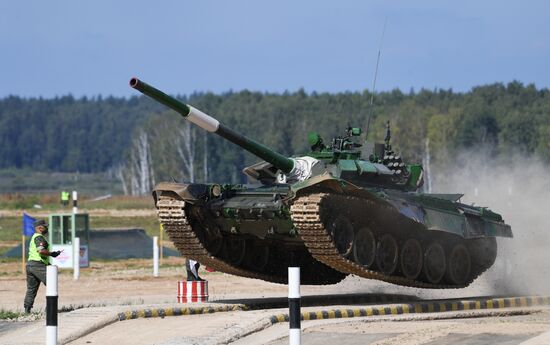 Russia Army Games Tank Biathlon