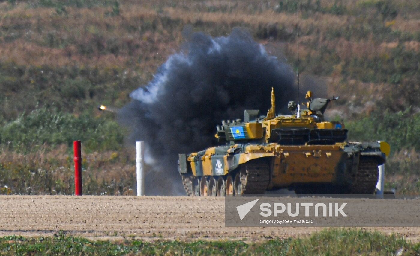 Russia Army Games Tank Biathlon