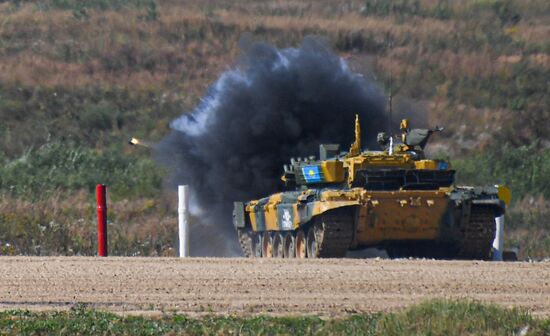 Russia Army Games Tank Biathlon