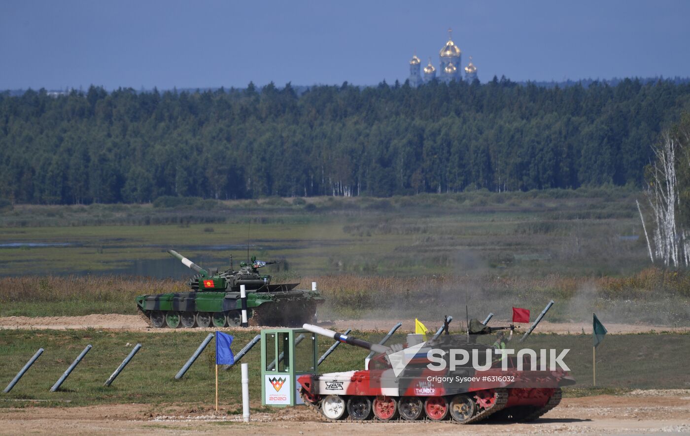 Russia Army Games Tank Biathlon