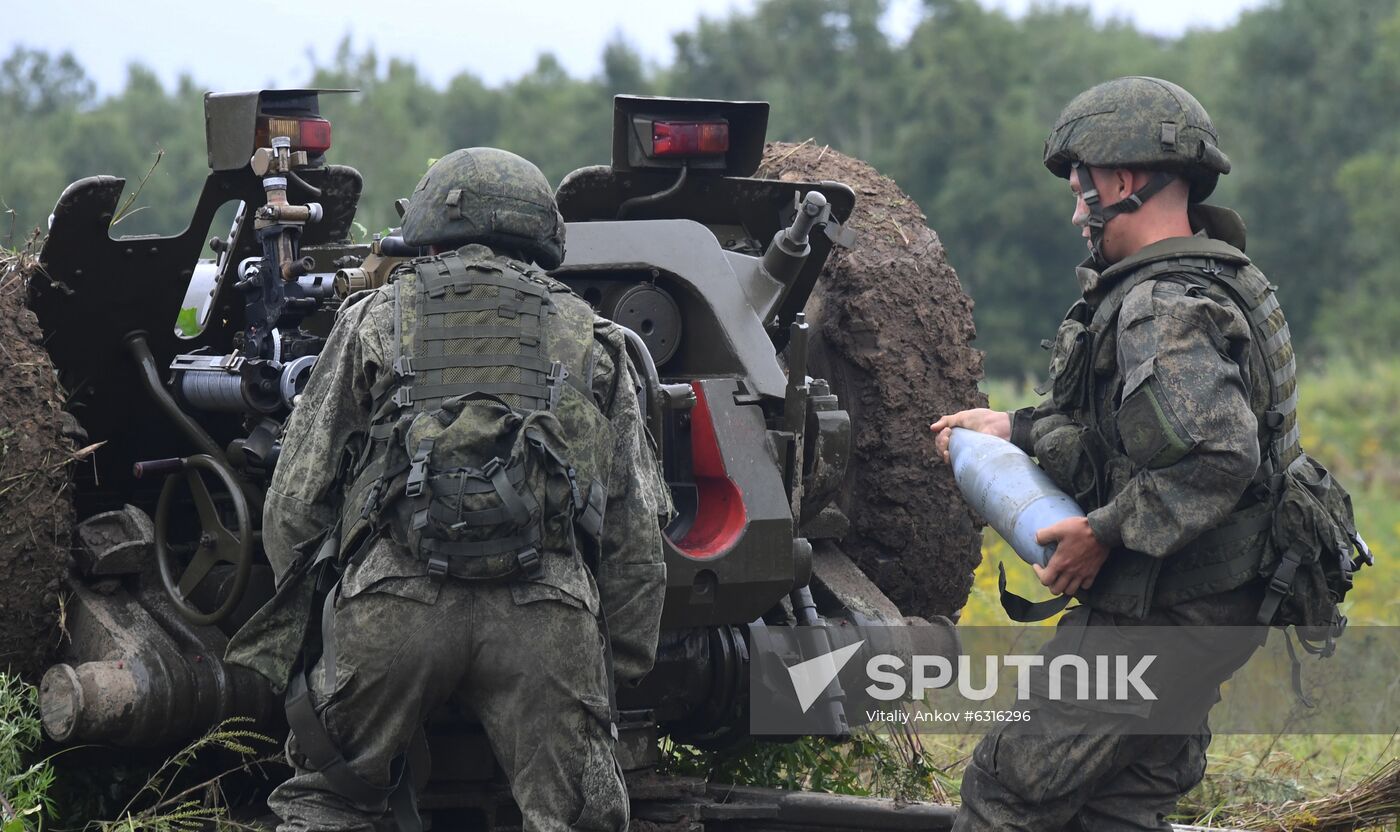 Russia Airborne Troops Artillery Gun Drills
