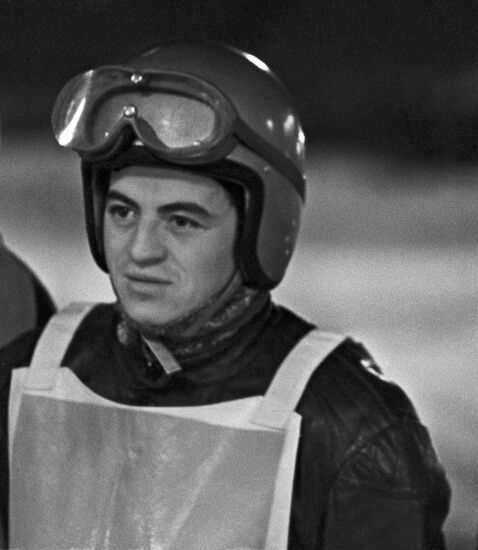 First motorcycle ice racing championship