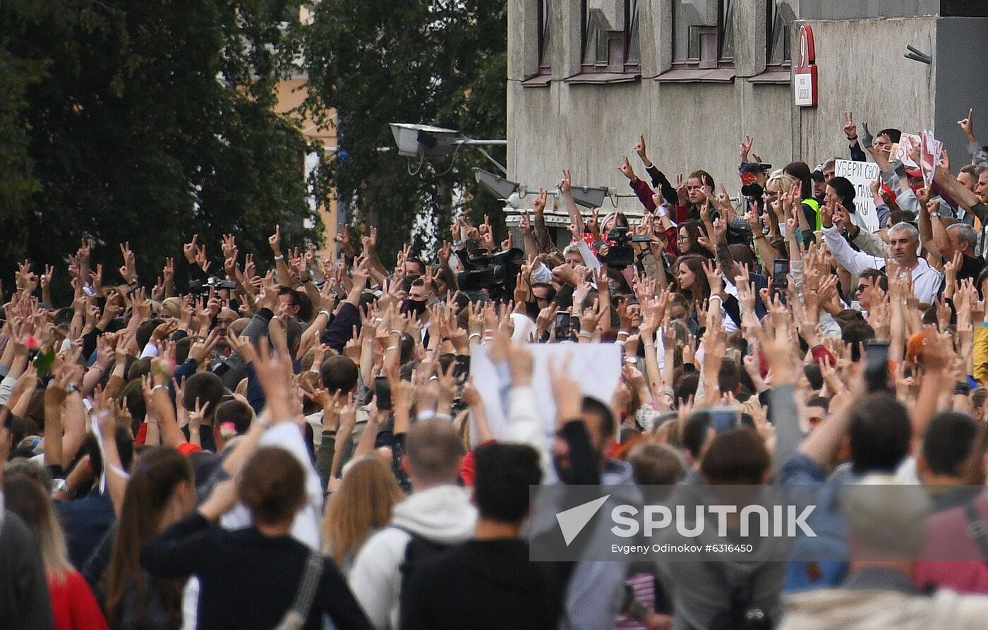 Belarus Presidential Election Protest