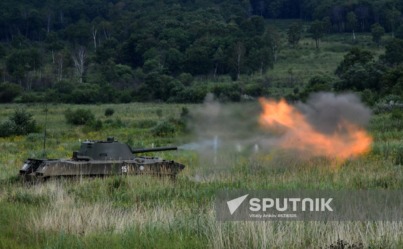 Russia Airborne Troops Artillery Gun Drills