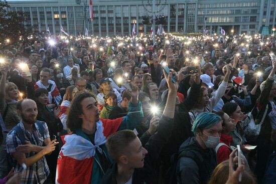 Belarus Presidential Election Protest 