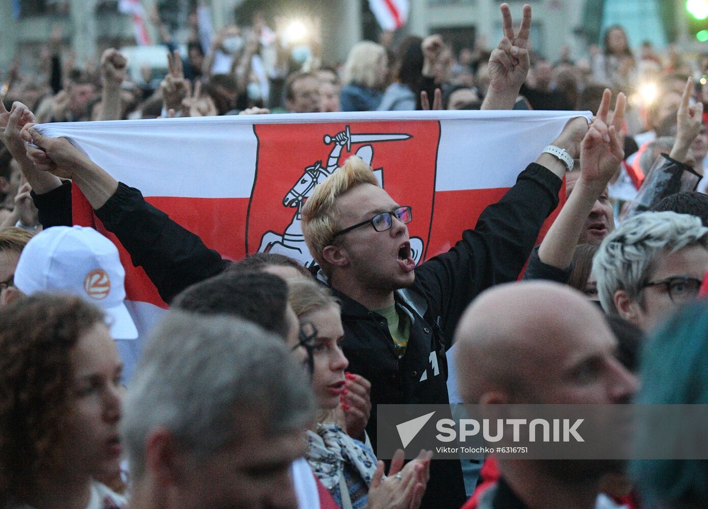 Belarus Presidential Election Protest 