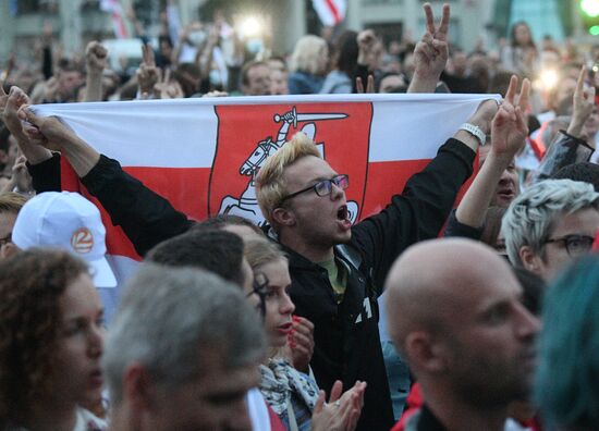 Belarus Presidential Election Protest 