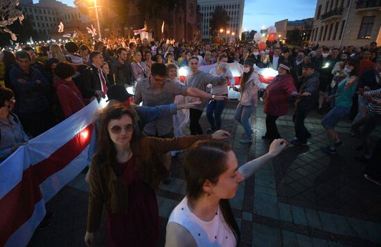 Belarus Presidential Election Protest 