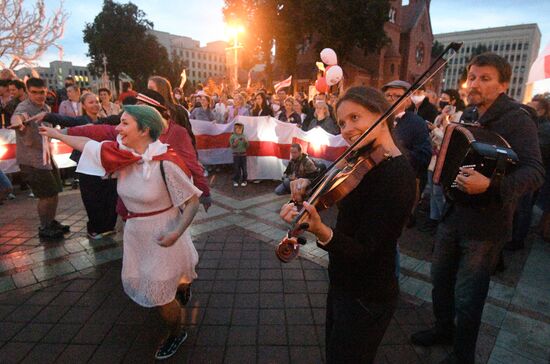 Belarus Presidential Election Protest 