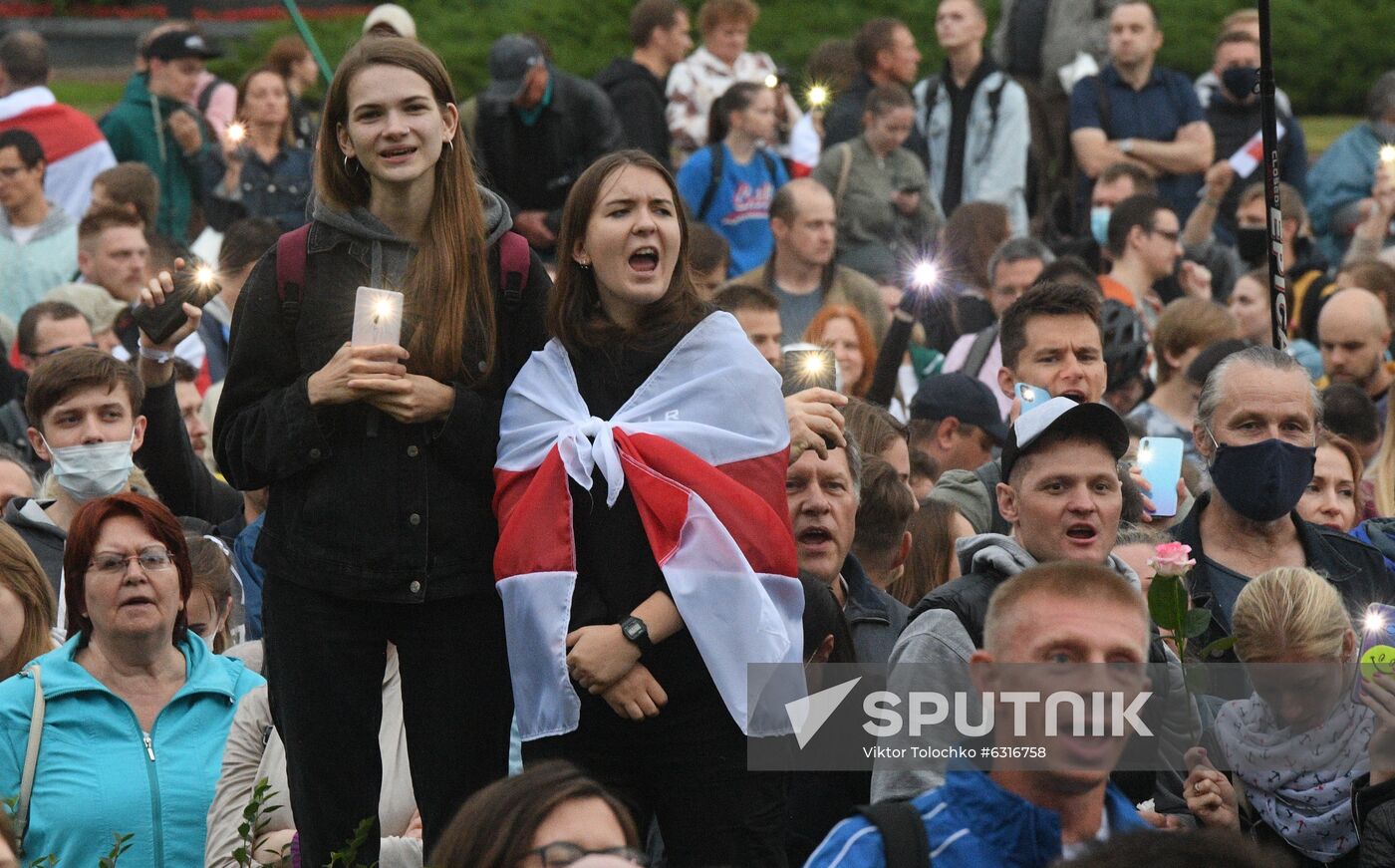 Belarus Presidential Election Protest 