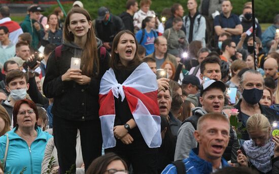 Belarus Presidential Election Protest 