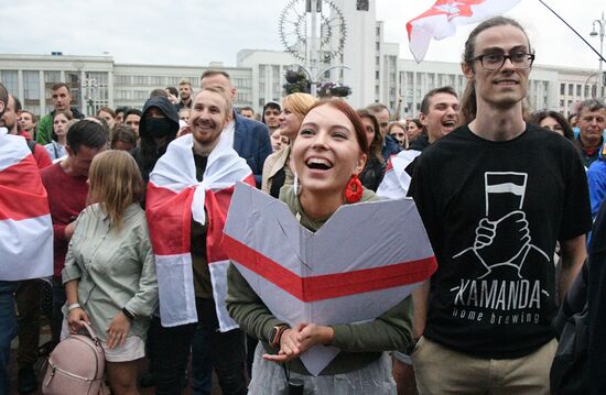 Belarus Presidential Election Protest 