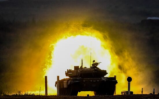 Russia Army Games Tank Biathlon