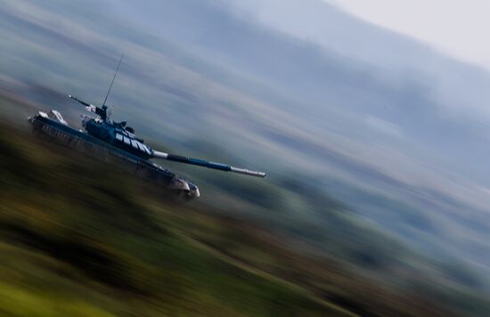 Russia Army Games Tank Biathlon