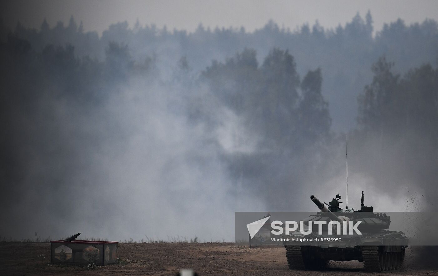 Russia Army Games Tank Biathlon