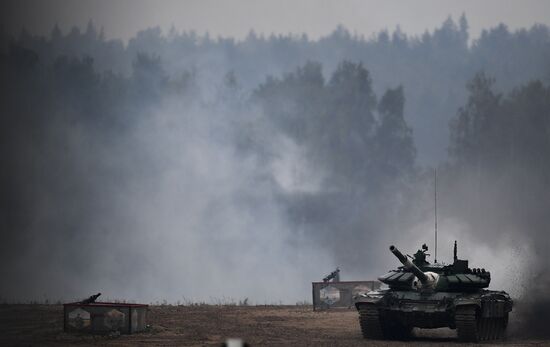 Russia Army Games Tank Biathlon