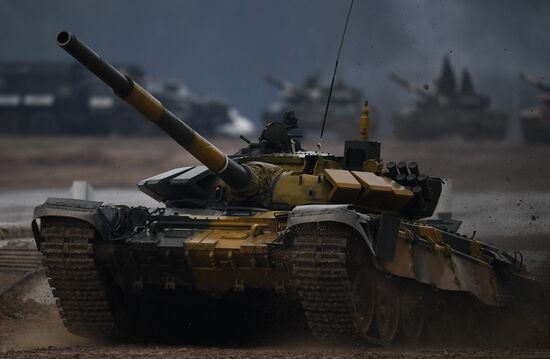 Russia Army Games Tank Biathlon