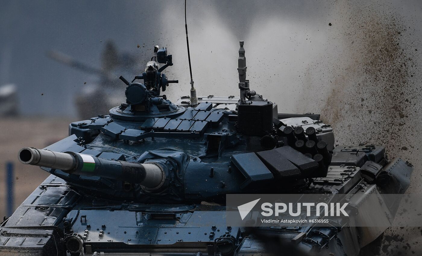 Russia Army Games Tank Biathlon