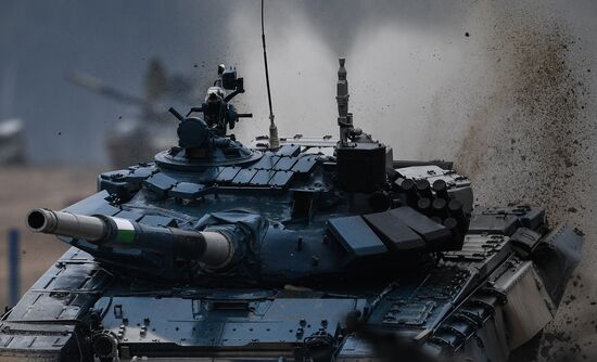 Russia Army Games Tank Biathlon