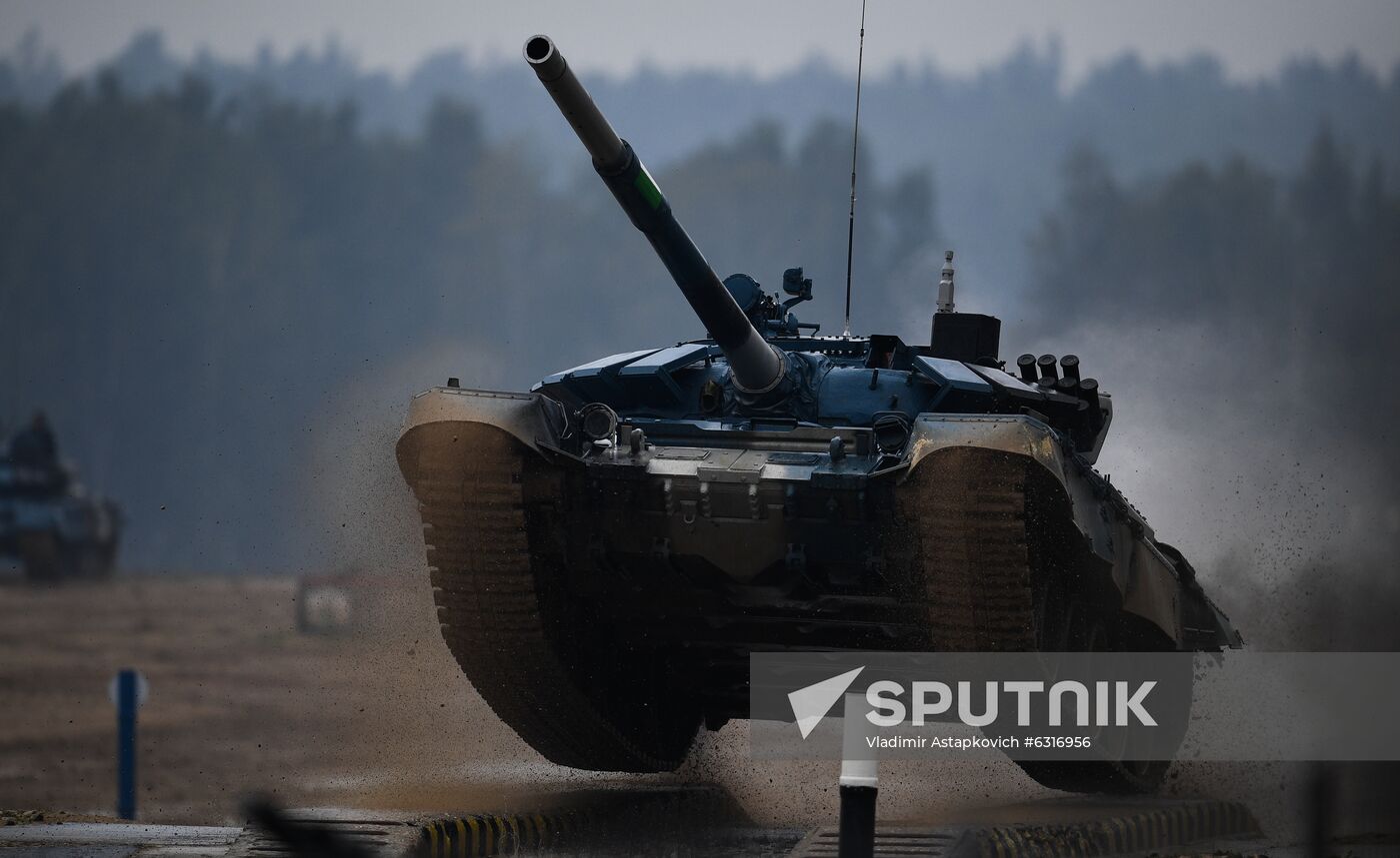 Russia Army Games Tank Biathlon