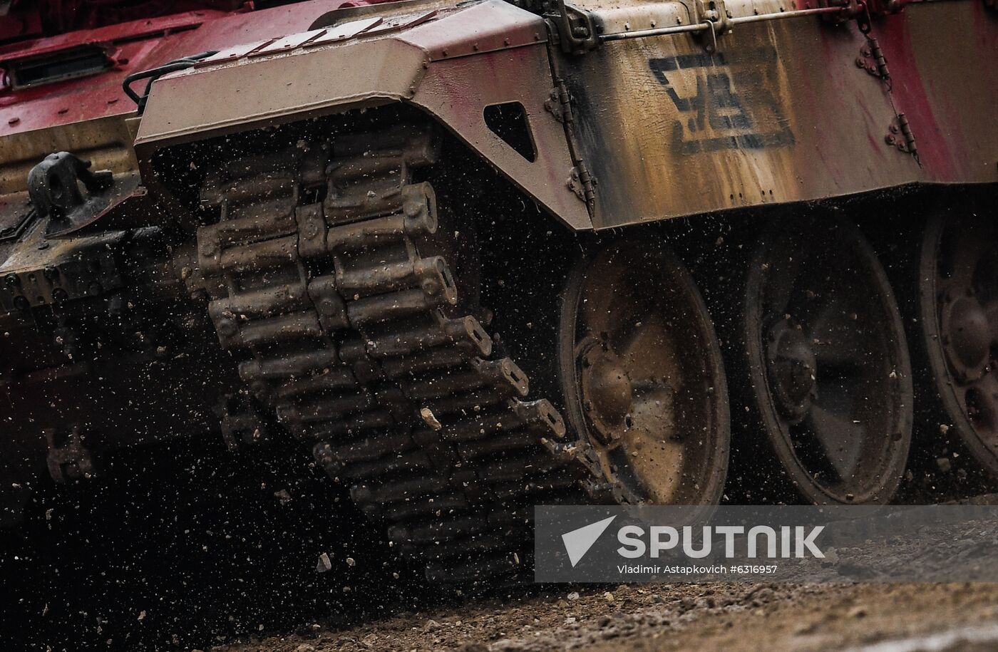 Russia Army Games Tank Biathlon