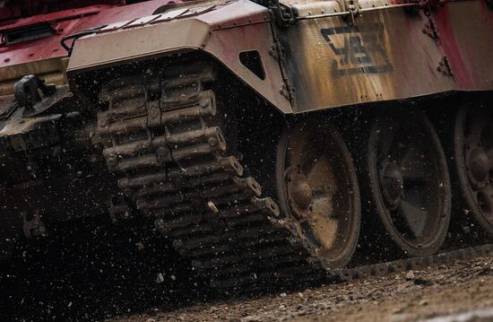 Russia Army Games Tank Biathlon