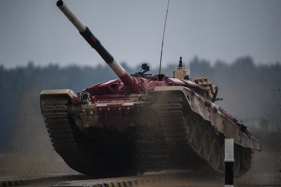 Russia Army Games Tank Biathlon