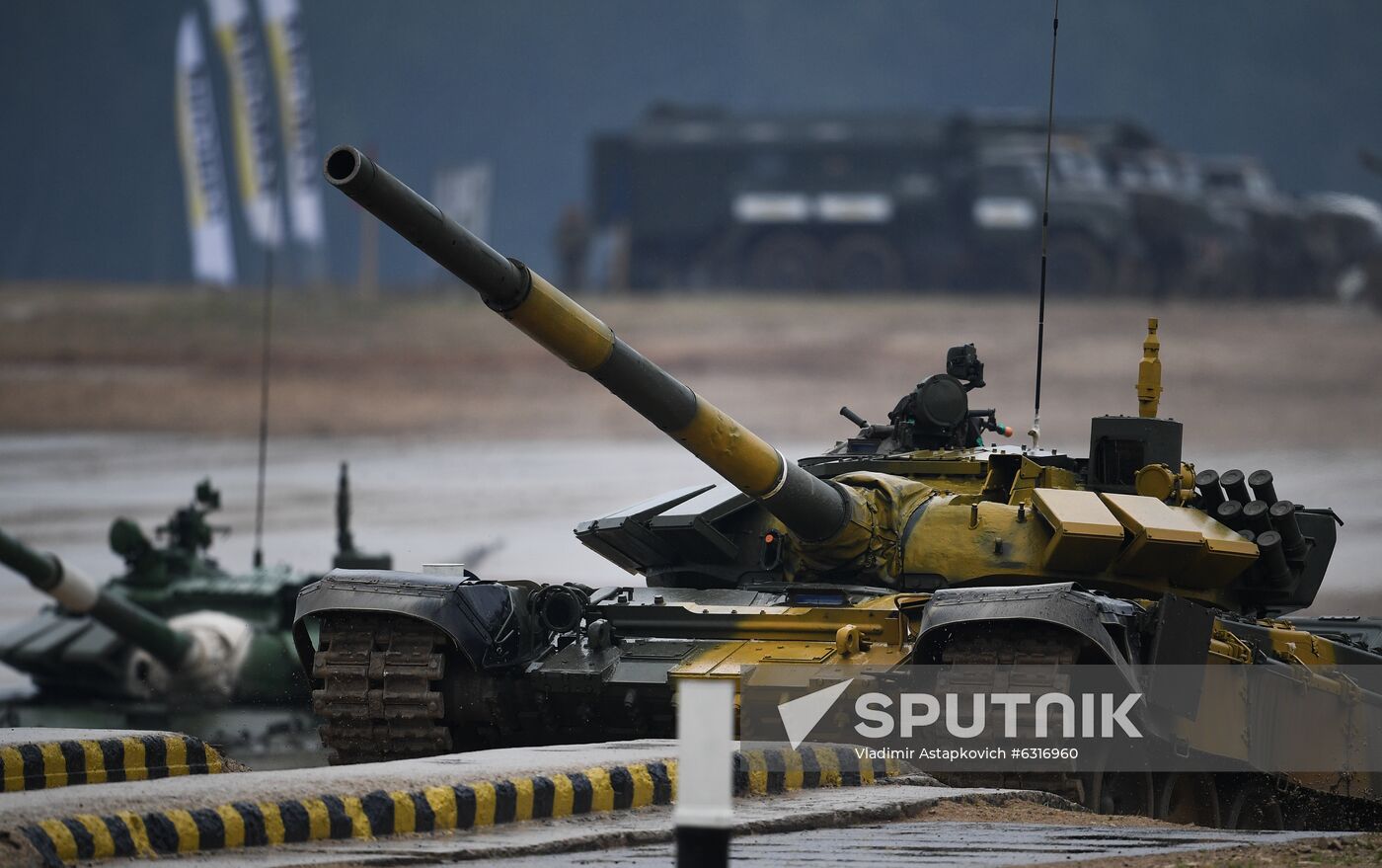 Russia Army Games Tank Biathlon