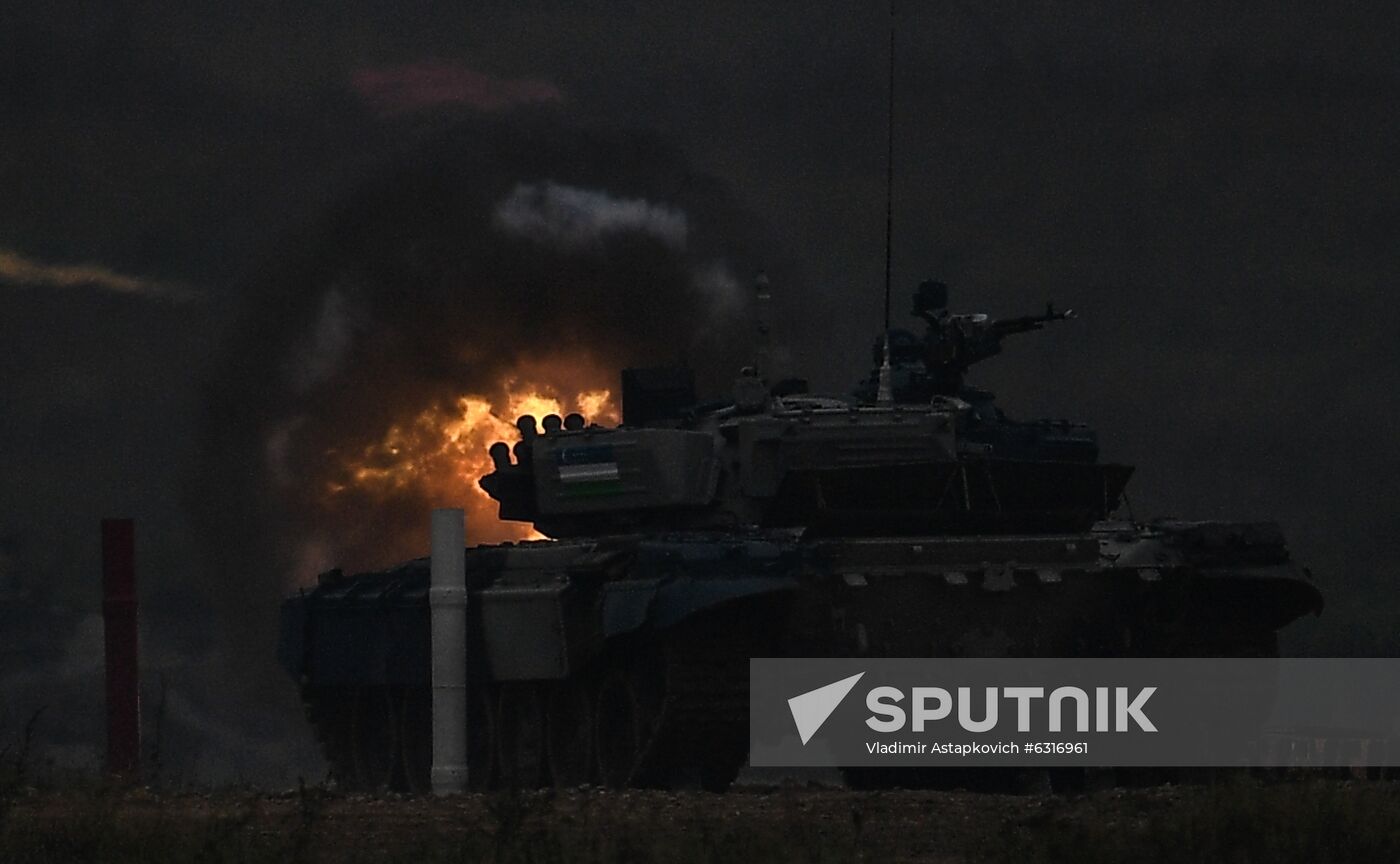 Russia Army Games Tank Biathlon