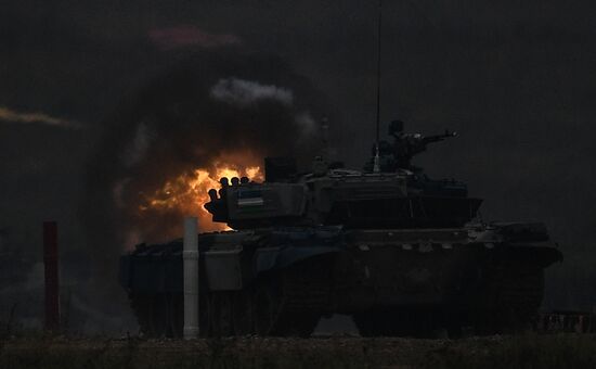 Russia Army Games Tank Biathlon