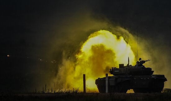 Russia Army Games Tank Biathlon