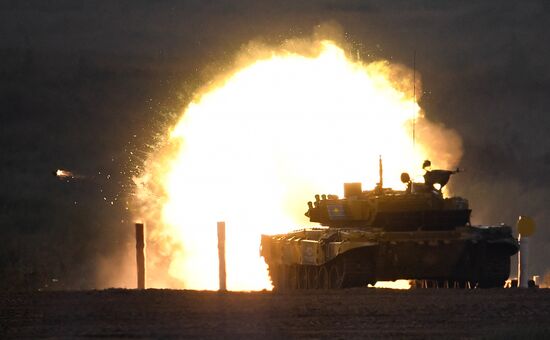Russia Army Games Tank Biathlon